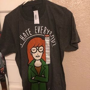 I hate everybody MTV Daria t-shirt
